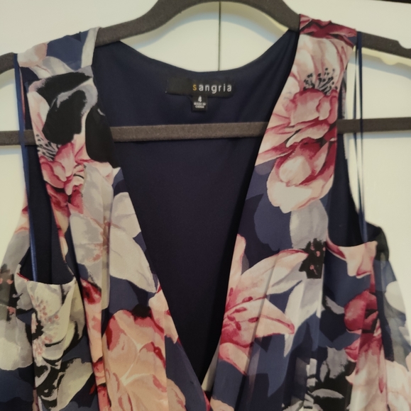 Midi floral dress - Picture 2 of 3